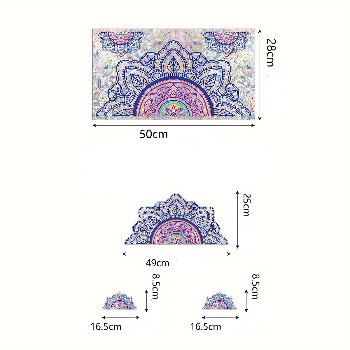 Fönsterdekal med mandala