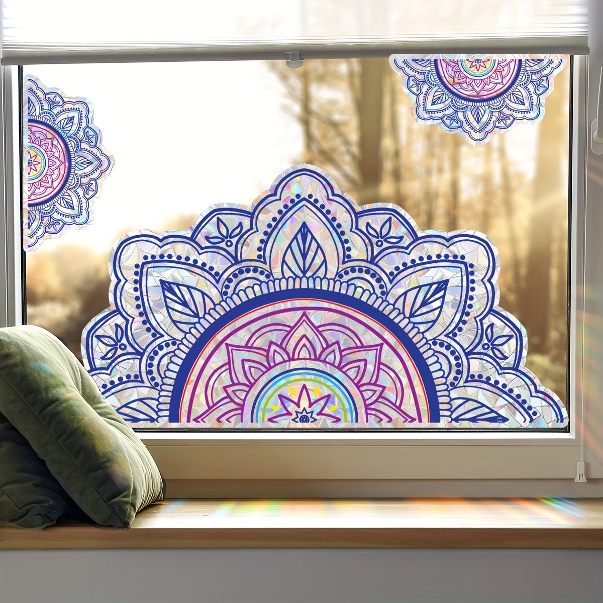 Fönsterdekal med mandala