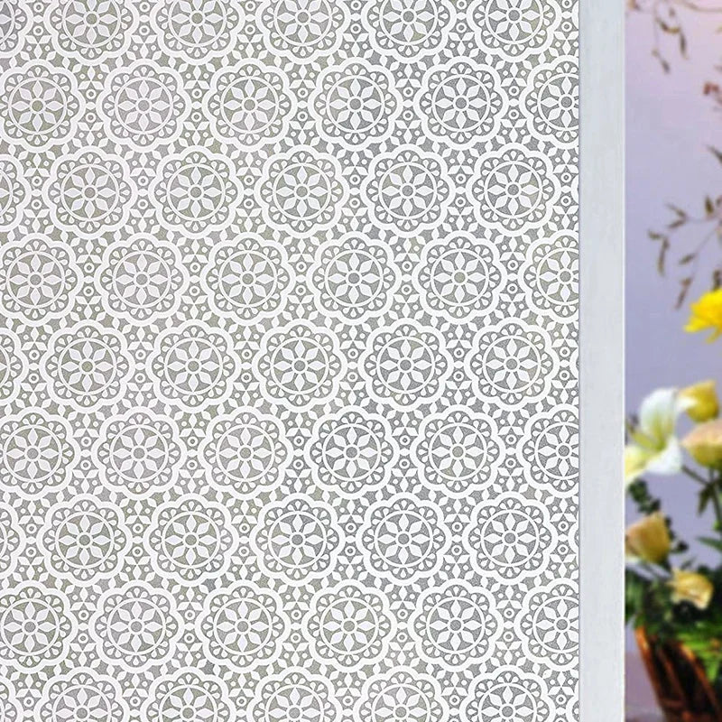 Fönsterdekor med mandala-mönster