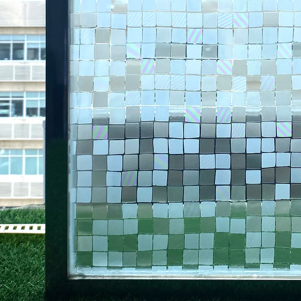 Fönsterfilm med 3D-mosaik